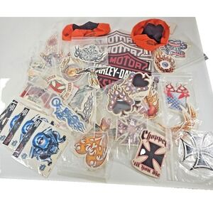 Over 100 Decal Vinyl Stickers for Cars Helmet Bike Bicycles Motorcycles NOS
